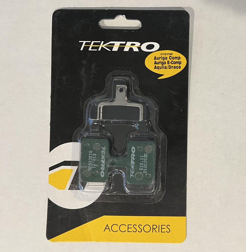 TEKTRO E10.11 Resin Disc Brake Pads | Organic Resin | Smooth & Powerful Braking | Easy Replacement - Image 2